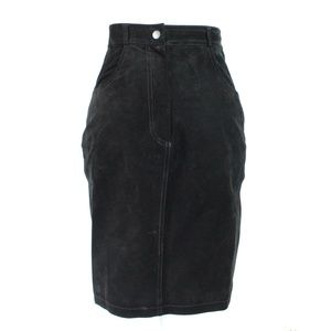 Vintage ESPRIT Leather Skirt, size 3/4